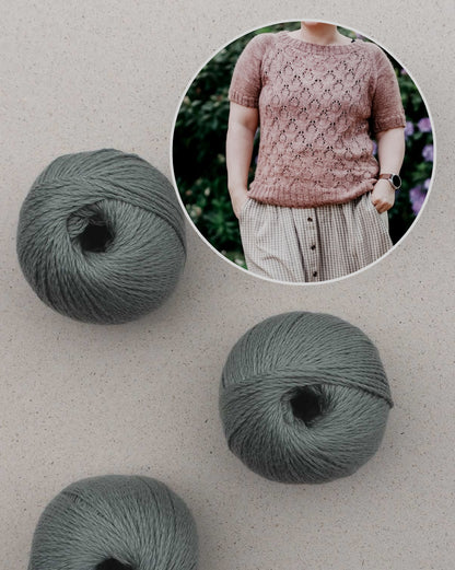 Lysande Tee | lightweight shirt with elegant lace pattern from Sole by Pascuali