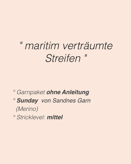 Manon Tee | maritime dreamy stripes from Sunday by Sandnes Garn