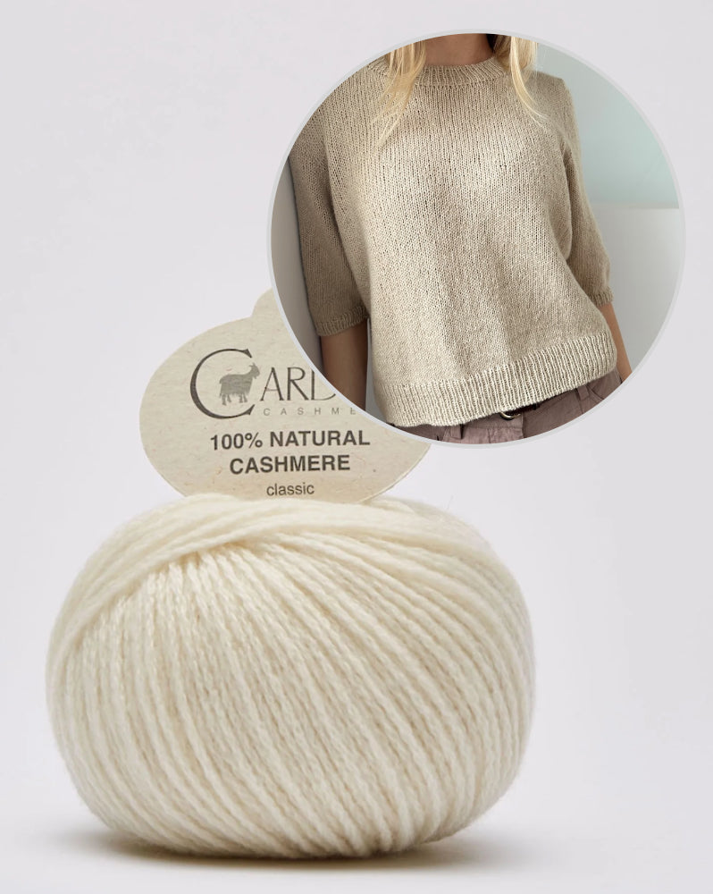 Chemisier Maria - manches courtes | t-shirt doucement moelleux en cachemire classique de Cardiff