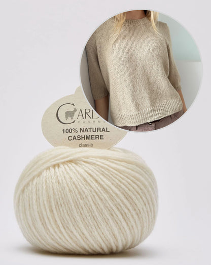 Chemisier Maria - manches courtes | t-shirt doucement moelleux en cachemire classique de Cardiff