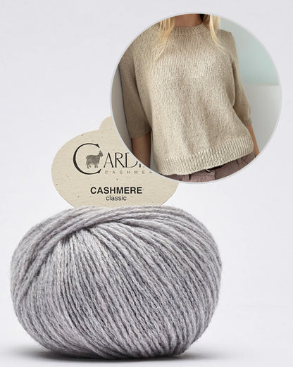 Chemisier Maria - manches courtes | t-shirt doucement moelleux en cachemire classique de Cardiff
