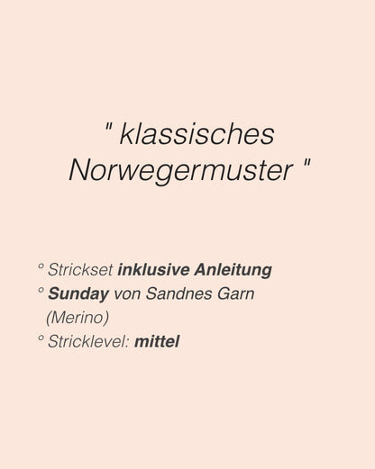 Marius Sweater Baby - zweifarbig | zartes Muster aus Sunday von Sandnes Garn