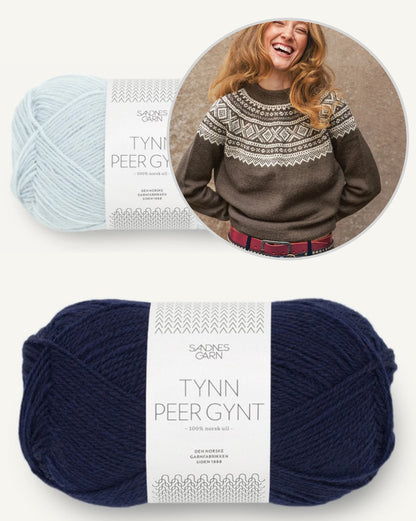 Marius Women's Sweater | classic pattern from Tynn Peer Gynt by Sandnes Garn