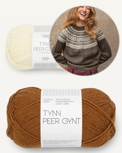 Marius Women's Sweater | classic pattern from Tynn Peer Gynt by Sandnes Garn