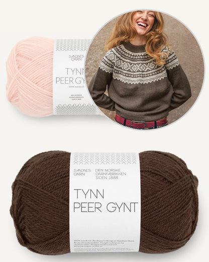 Marius Women's Sweater | classic pattern from Tynn Peer Gynt by Sandnes Garn