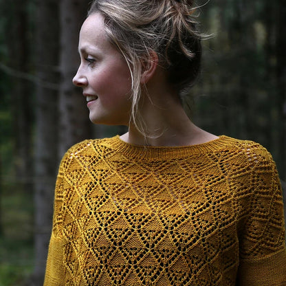 Let it Fall Sweater | mit schönem Muster aus Cheeky Merino Joy