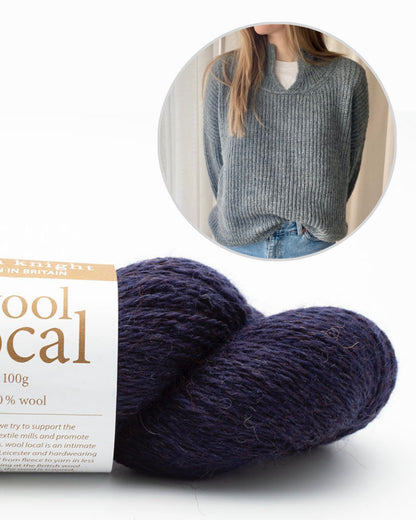 Elsbeth Judith Medvind Sweater aus Wool Local von Erika Knight 12