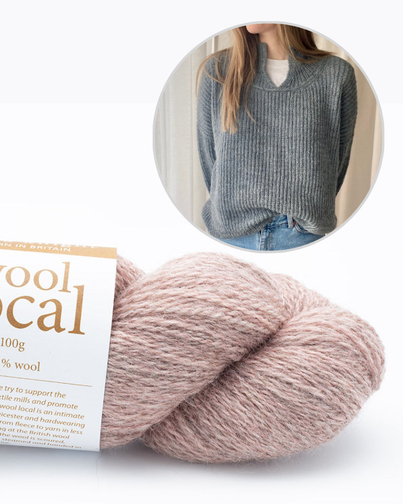 Elsbeth Judith Medvind Sweater aus Wool Local von Erika Knight 9