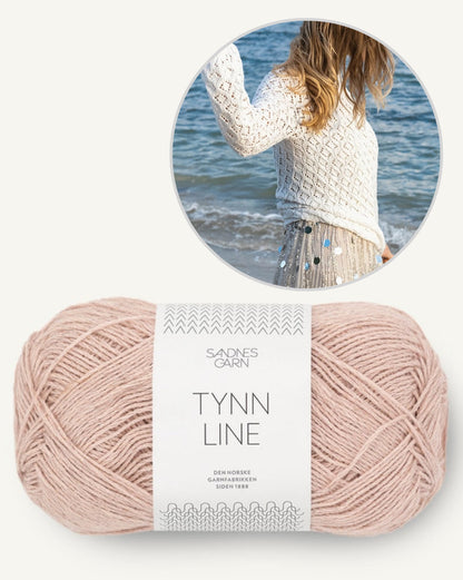 Sea Breeze Pullover | perfect for vacation made from Tynn Line by Sandnes Garn