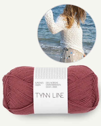 Sea Breeze Pullover | perfect for vacation made from Tynn Line by Sandnes Garn