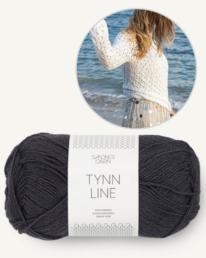 Sea Breeze Pullover | perfect for vacation made from Tynn Line by Sandnes Garn