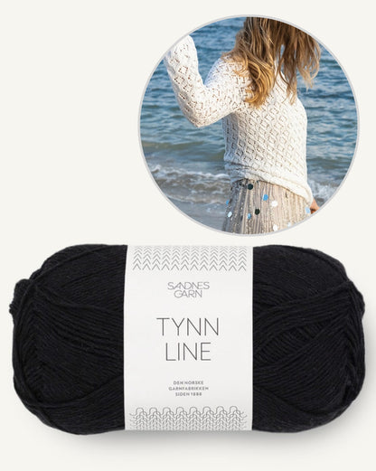 Sea Breeze Pullover | perfect for vacation made from Tynn Line by Sandnes Garn