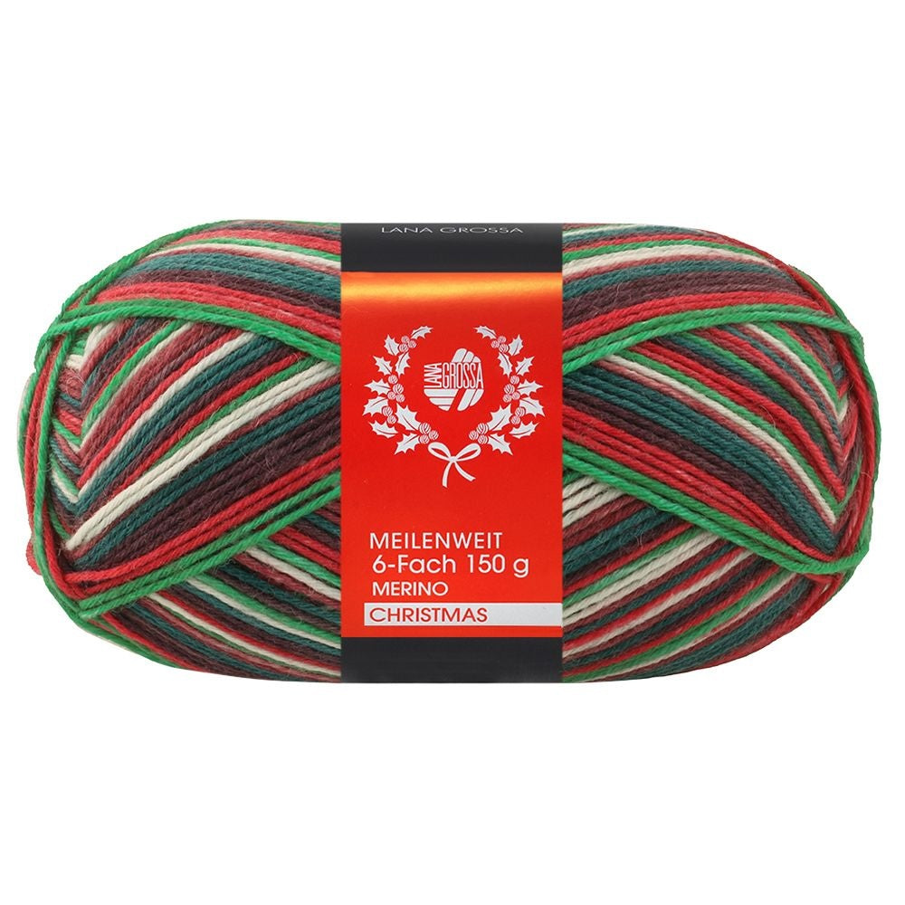 Meilenweit 6-ply Christmas | festively shimmering, woolly warm