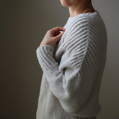 Snow Cloud Sweater | oversize sweater i Superkid Seta fra Lana Grossa