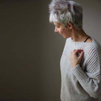 Snow Cloud Sweater | oversize sweater i Superkid Seta fra Lana Grossa
