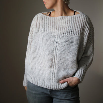 Snow Cloud Sweater | oversize sweater i Superkid Seta fra Lana Grossa