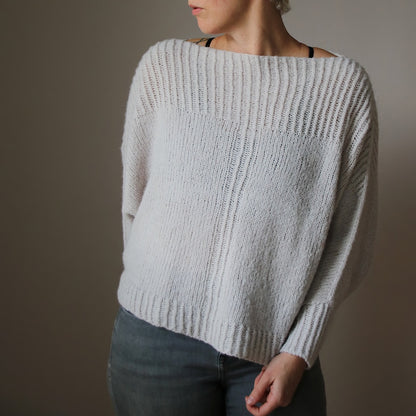 Snow Cloud Sweater | oversize sweater i Superkid Seta fra Lana Grossa