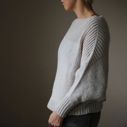 Snow Cloud Sweater | oversize sweater i Superkid Seta fra Lana Grossa