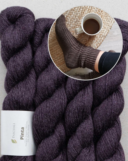 Melitta Socks | snug ribs made from Pinta by Pascuali