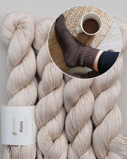 Melitta Socks | snug ribs made from Pinta by Pascuali