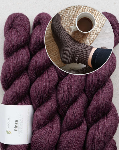 Melitta Socks | snug ribs made from Pinta by Pascuali