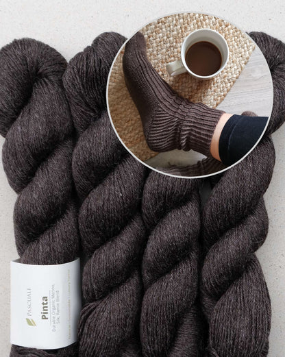 Melitta Socks | snug ribs made from Pinta by Pascuali