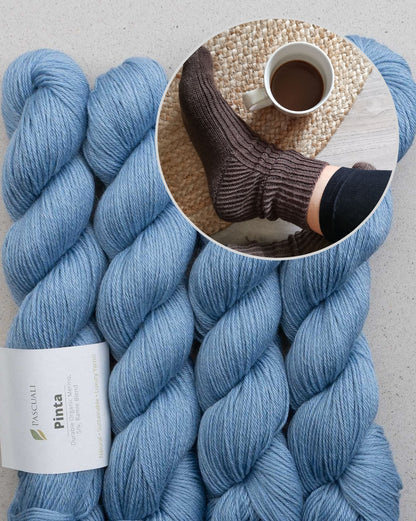Melitta Socks | snug ribs made from Pinta by Pascuali
