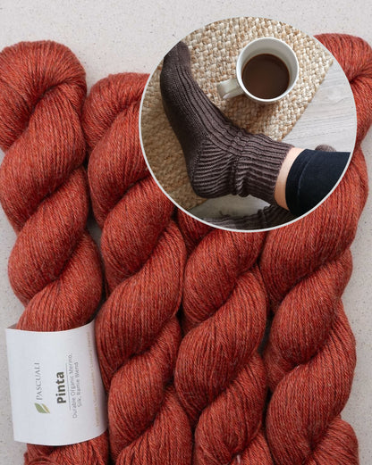 Melitta Socks | snug ribs made from Pinta by Pascuali