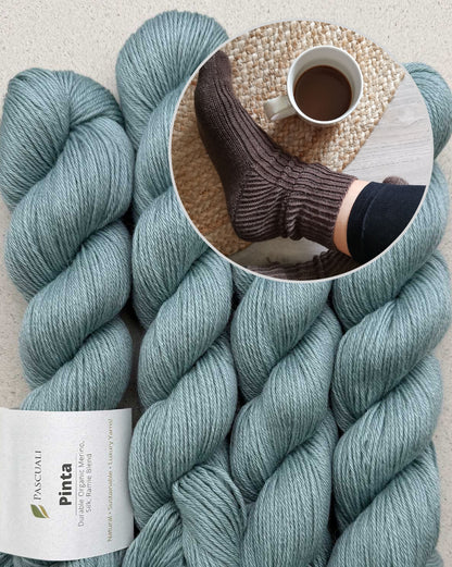 Melitta Socks | snug ribs made from Pinta by Pascuali