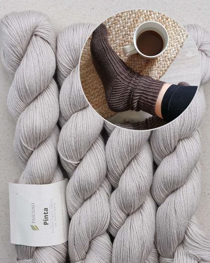 Melitta Socks | snug ribs made from Pinta by Pascuali