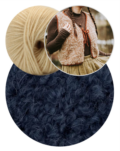 Mellow Vest Chunky | playful layered look from Teddy Dear and Brisa