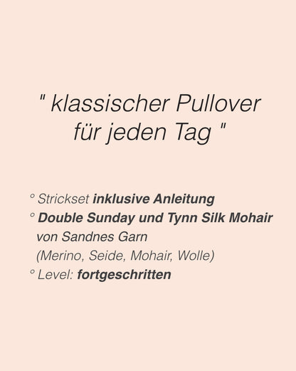 Mia Sweater Double Sunday | klassich eleganter Pullover für jeden Tag