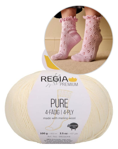 Midsummer Dancer Socks | fortryllende flæsesokker med cashmere premium