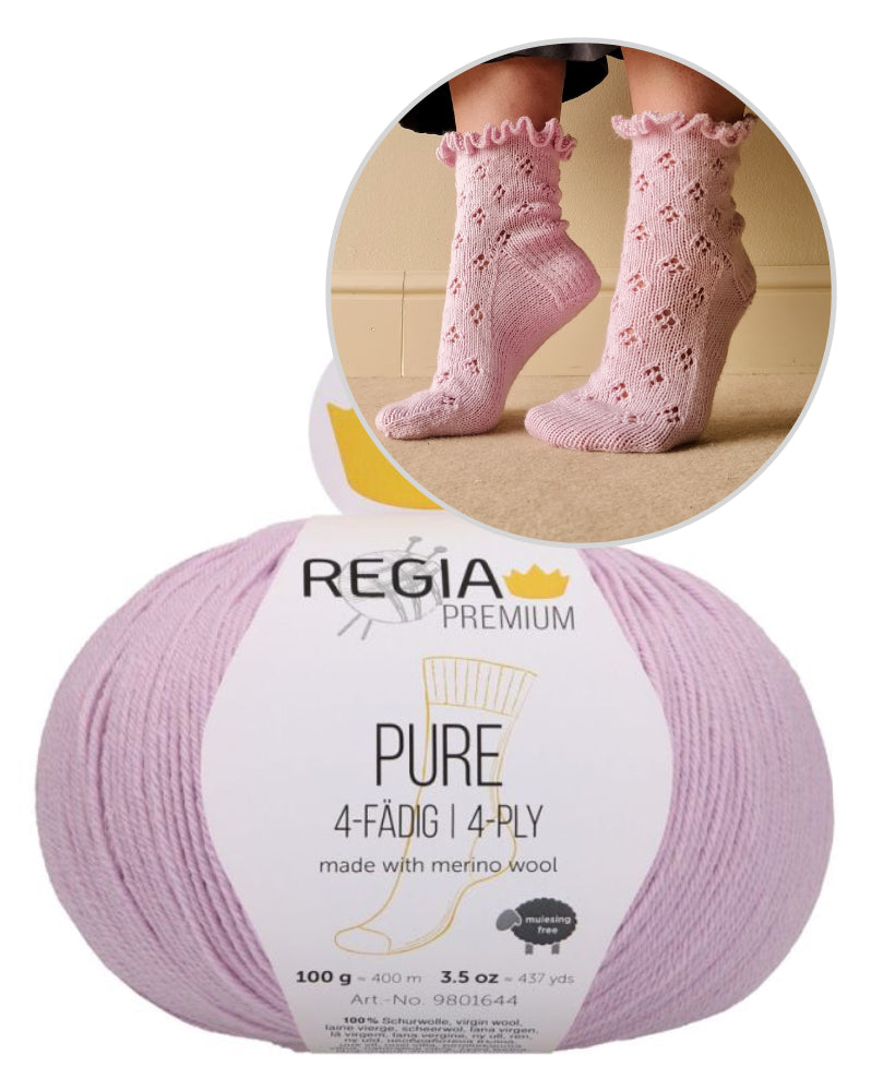 Midsummer Dancer Socks | fortryllende flæsesokker med cashmere premium