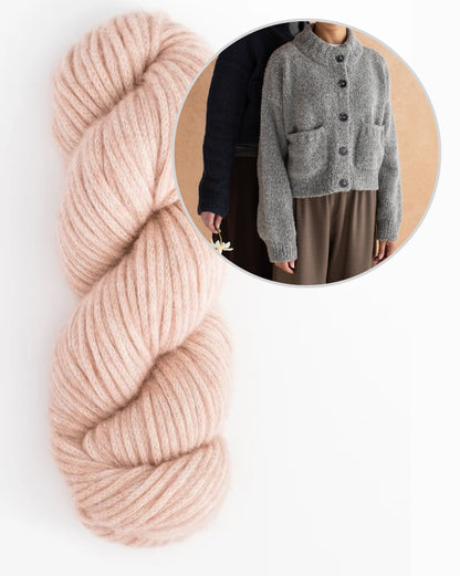 Cardigan Miko | veste toute douce avec de belles poches en laine de Woolfolk