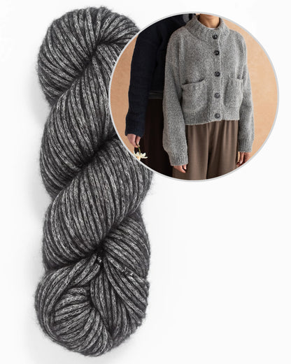 Cardigan Miko | veste toute douce avec de belles poches en laine de Woolfolk