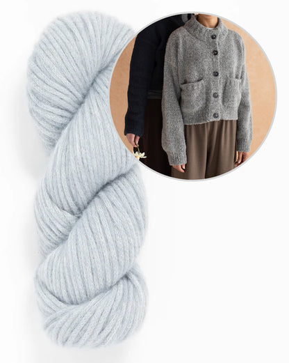 Cardigan Miko | veste toute douce avec de belles poches en laine de Woolfolk