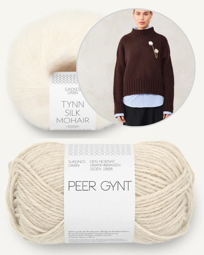 Mindy Sweater Chunky | timelessly beautiful from Peer Gynt and Thin Silk Mohair
