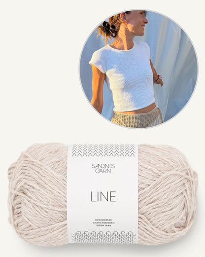 Mini Tee | simpel und fraglos schön aus Line von Sandnes Garn