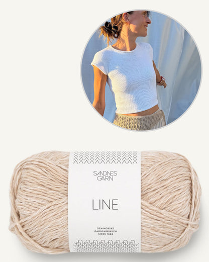 Mini Tee | simpel und fraglos schön aus Line von Sandnes Garn