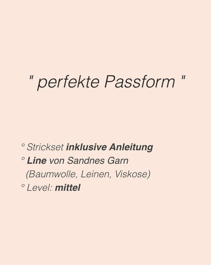 Mini Tee | simpel und fraglos schön aus Line von Sandnes Garn