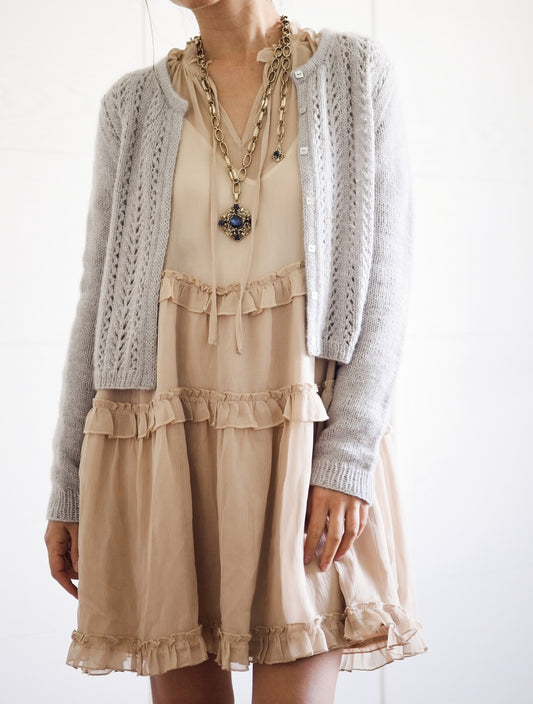 Cardigan Leonie | romantico e morbido in cashmere classico di Cardiff