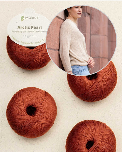 Moon Weave Sweater | zart seidige Textur aus Arctic Pearl von Pascuali