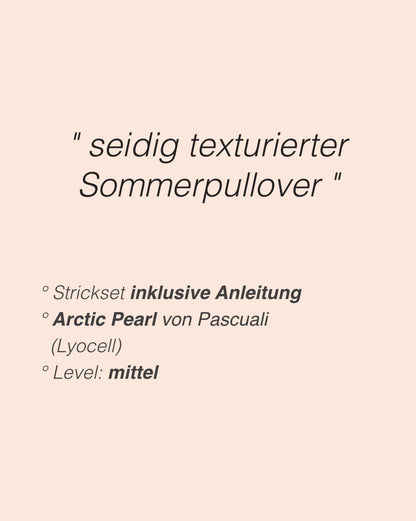 Moon Weave Sweater | zart seidige Textur aus Arctic Pearl von Pascuali