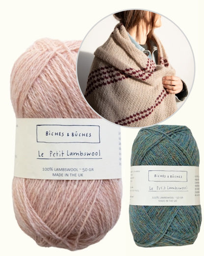 Morning Dust Scarf | enchanting cloth made from Le Petit Lambswool by Biches & Bûches