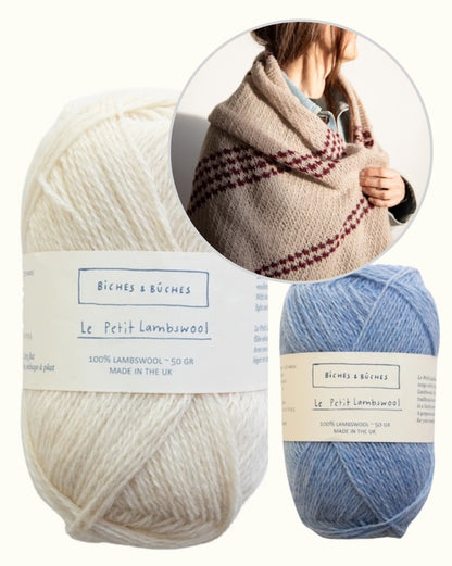 Morning Dust Scarf | enchanting cloth made from Le Petit Lambswool by Biches & Bûches