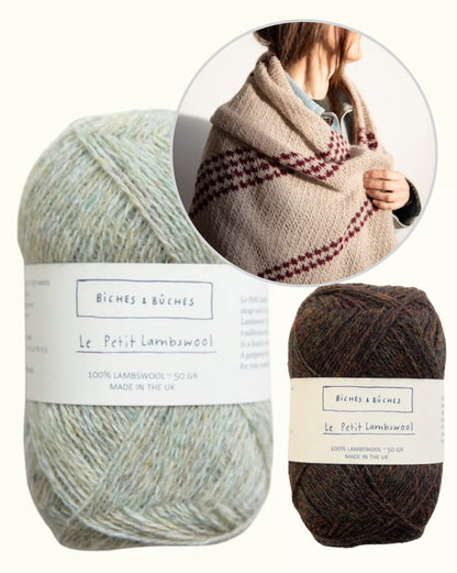 Morning Dust Scarf | enchanting cloth made from Le Petit Lambswool by Biches & Bûches