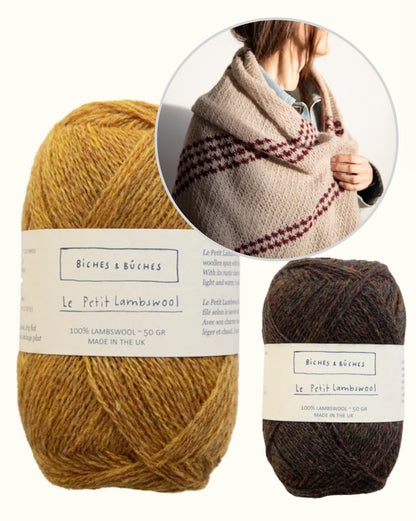 Morning Dust Scarf | enchanting cloth made from Le Petit Lambswool by Biches & Bûches