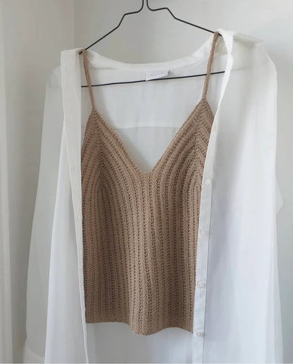My Favourite Things Knitwear Camisole No. 4 aus Pure Silk von Knitting for Olive 4