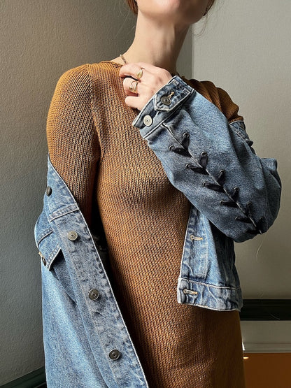 My Favourite Things Knitwear Dress No. 1 mit Pure Silk von Knitting for Olive 5